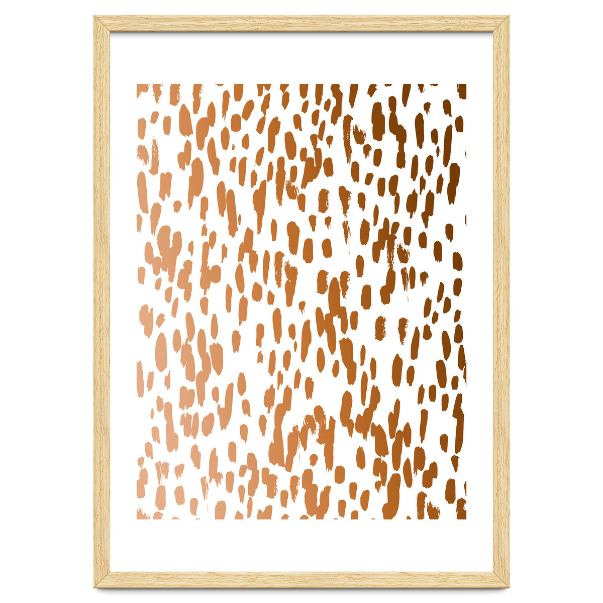 Copper Brushstrokes #society6 #decor #interiors