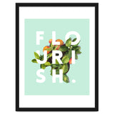 Flourish #society6 #buyart #typography #artprint thumbnail