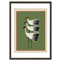 Striped Bird Trio I