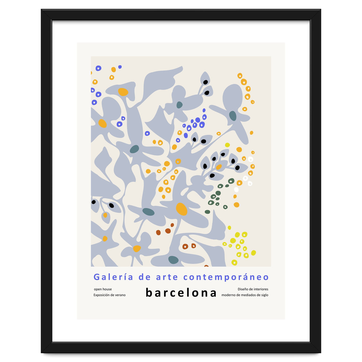 Contemporary art gallery Barcelona design and interior