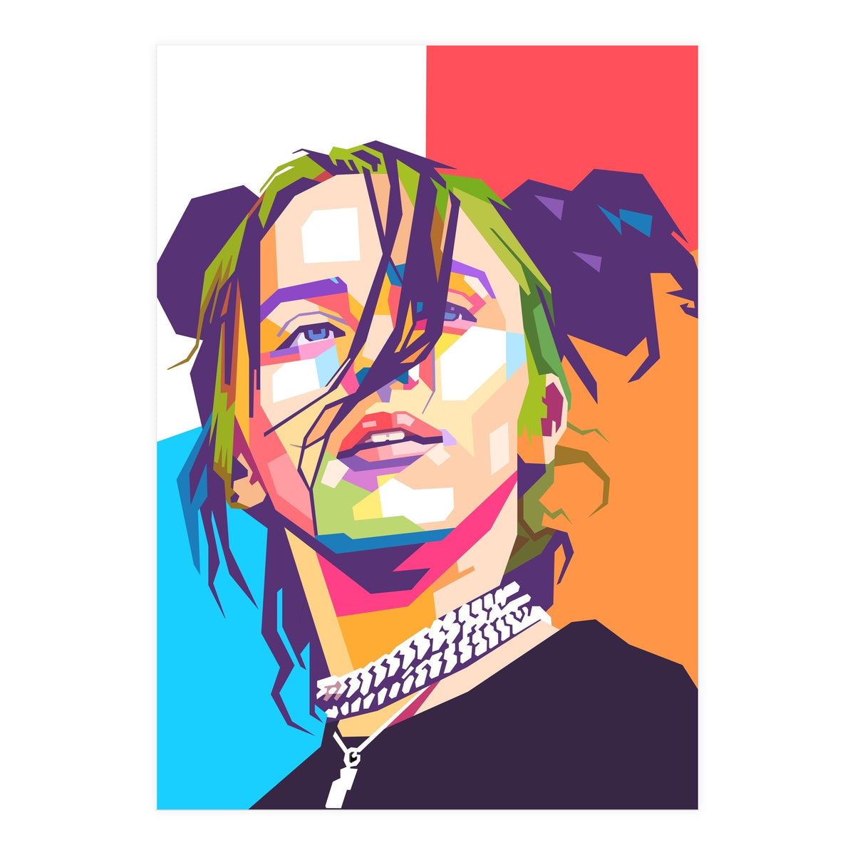 Billie Eillish wpap art  (Print Only)