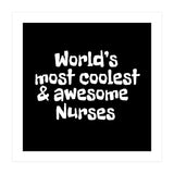 World's most coolest and awesome nurses (Print Only) thumbnail