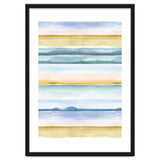 Relaxing Calm Stripes Blue Yellow thumbnail