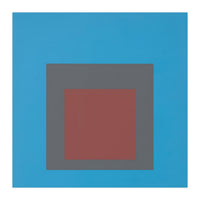 JOSEF ALBERS - HOMAGE TO THE SQUARE, BLUE, DARK RED  (Print Only)