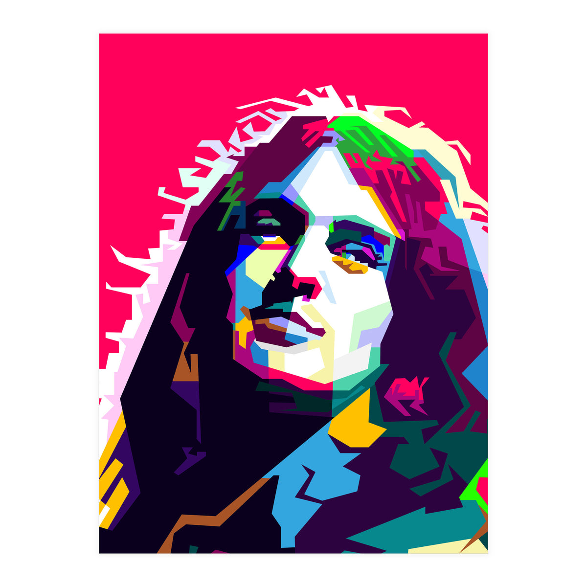 Ian Gillan Hard Rock Singer WPAP Trending Now (Print Only)