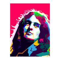 Ian Gillan Hard Rock Singer WPAP Trending Now (Print Only)