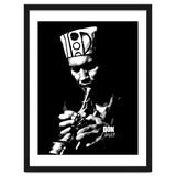 Don Cherry Trumpeter Jazz Music Legend in Grayscale thumbnail