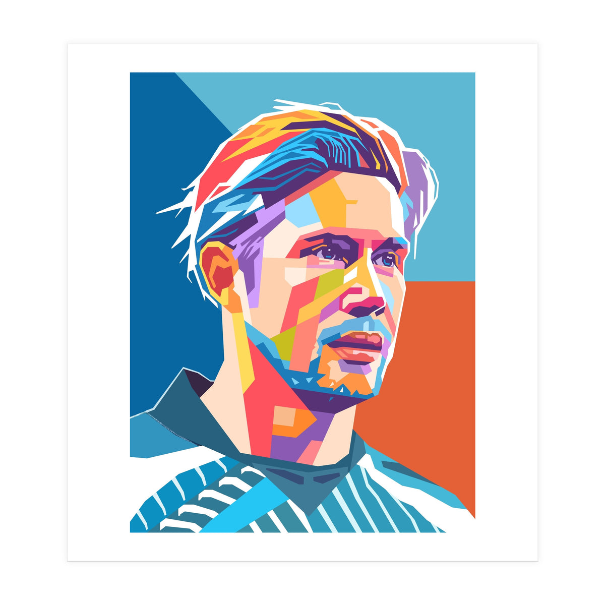 Kevin Debruyne art (Print Only)