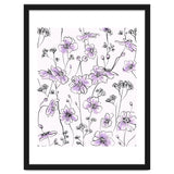 Wild Roses Floral Pattern - Purple thumbnail
