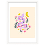 Lunar Snake  - lavander and cream thumbnail