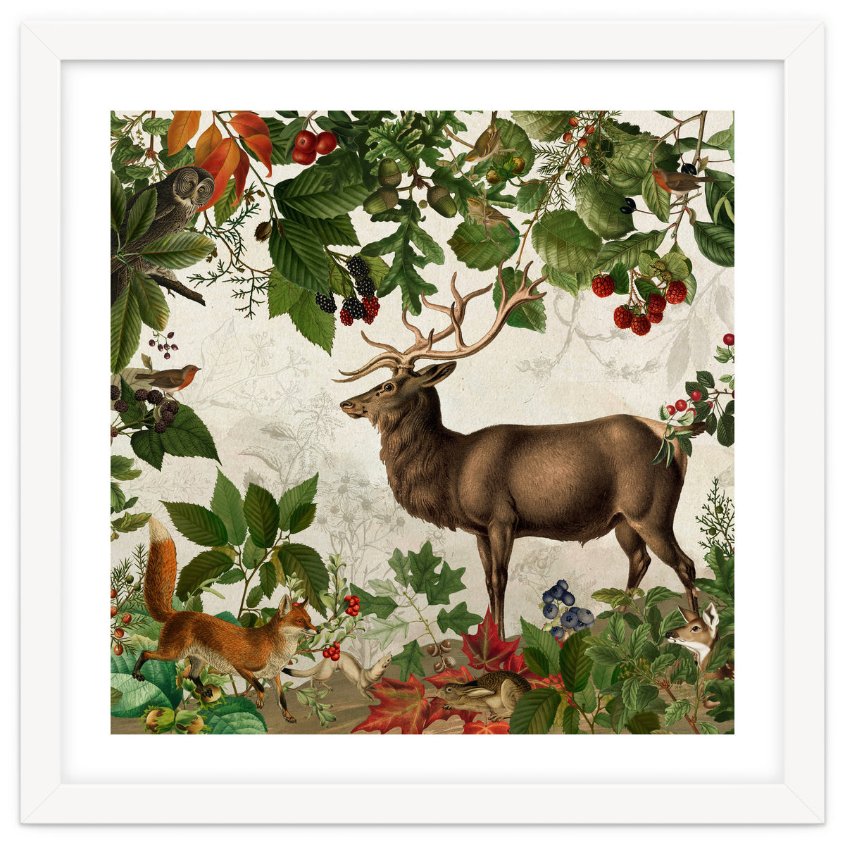 Nostalgic Autumn guardians of the forest 1