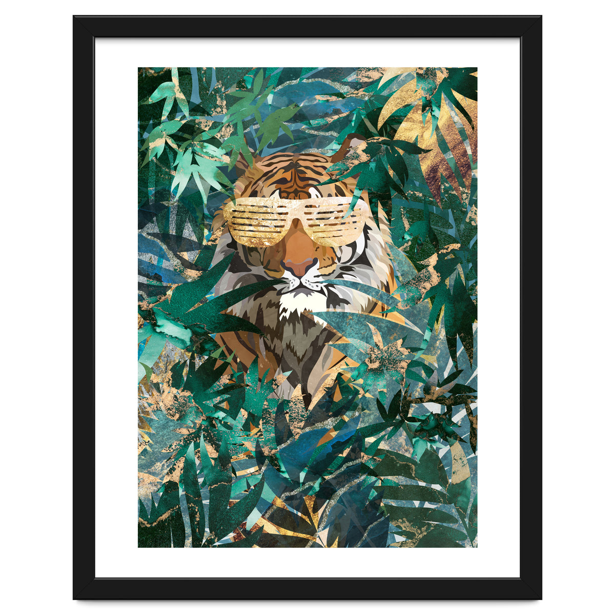 Hip hop tiger in the jungle