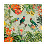 Exotic Parrots Jungle Landscape (Print Only) thumbnail