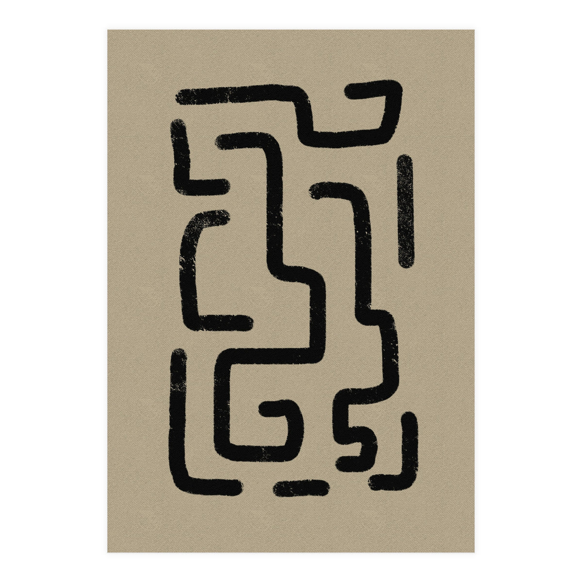 Minimalist Black Lines (Print Only)