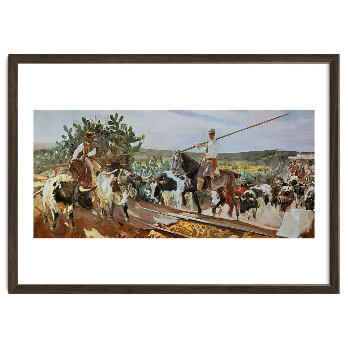 'Andalusia, The Round Up', 1914, Oil on canvas, 358 x 766,5 cm.