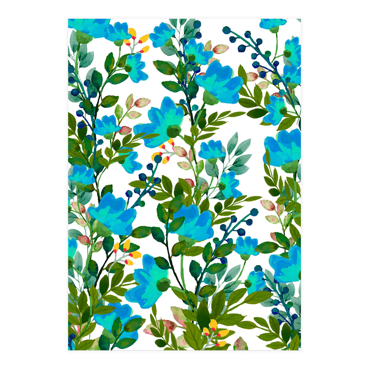 Blue #society6 #decor #buyart (Print Only)