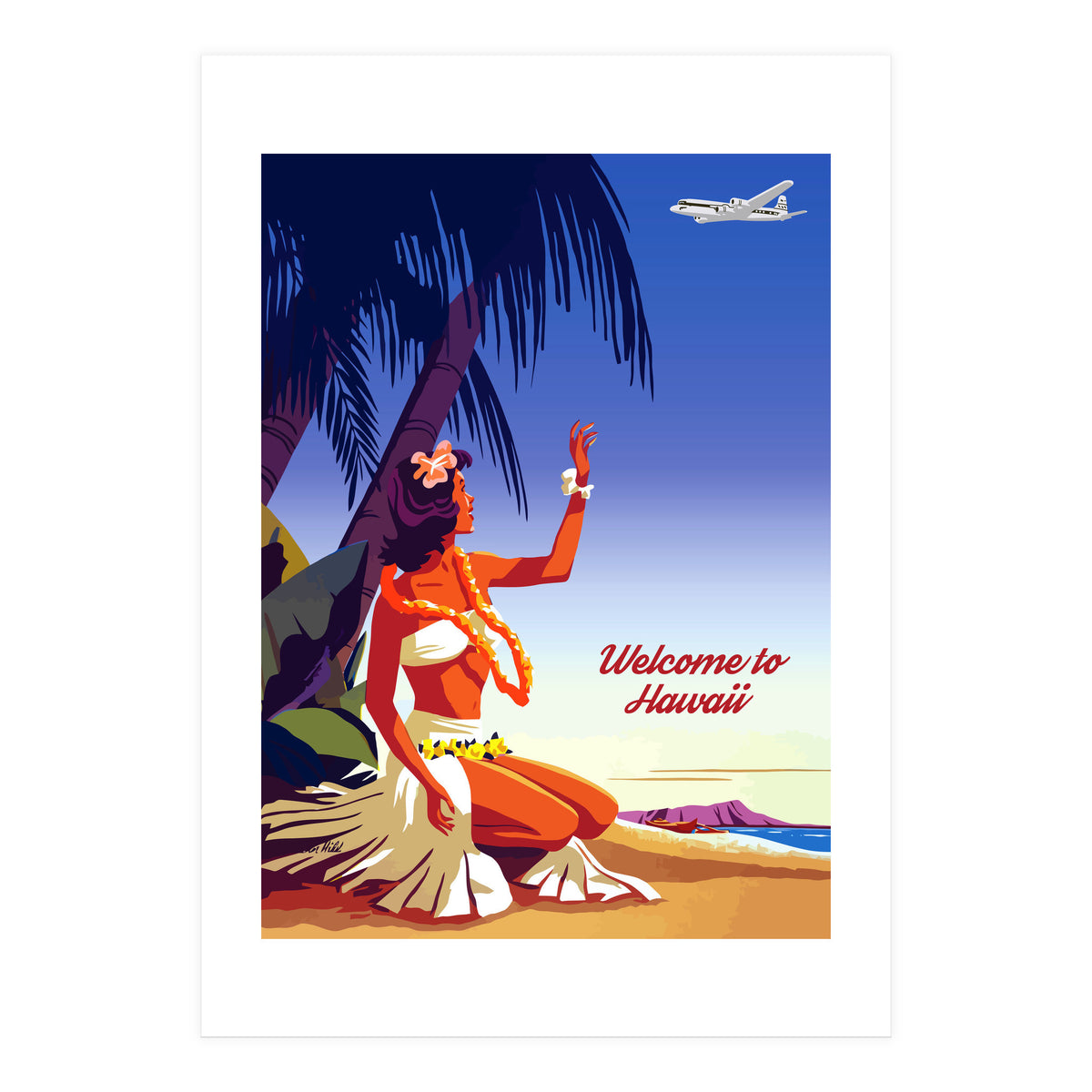 Hawaii Welcome (Print Only)