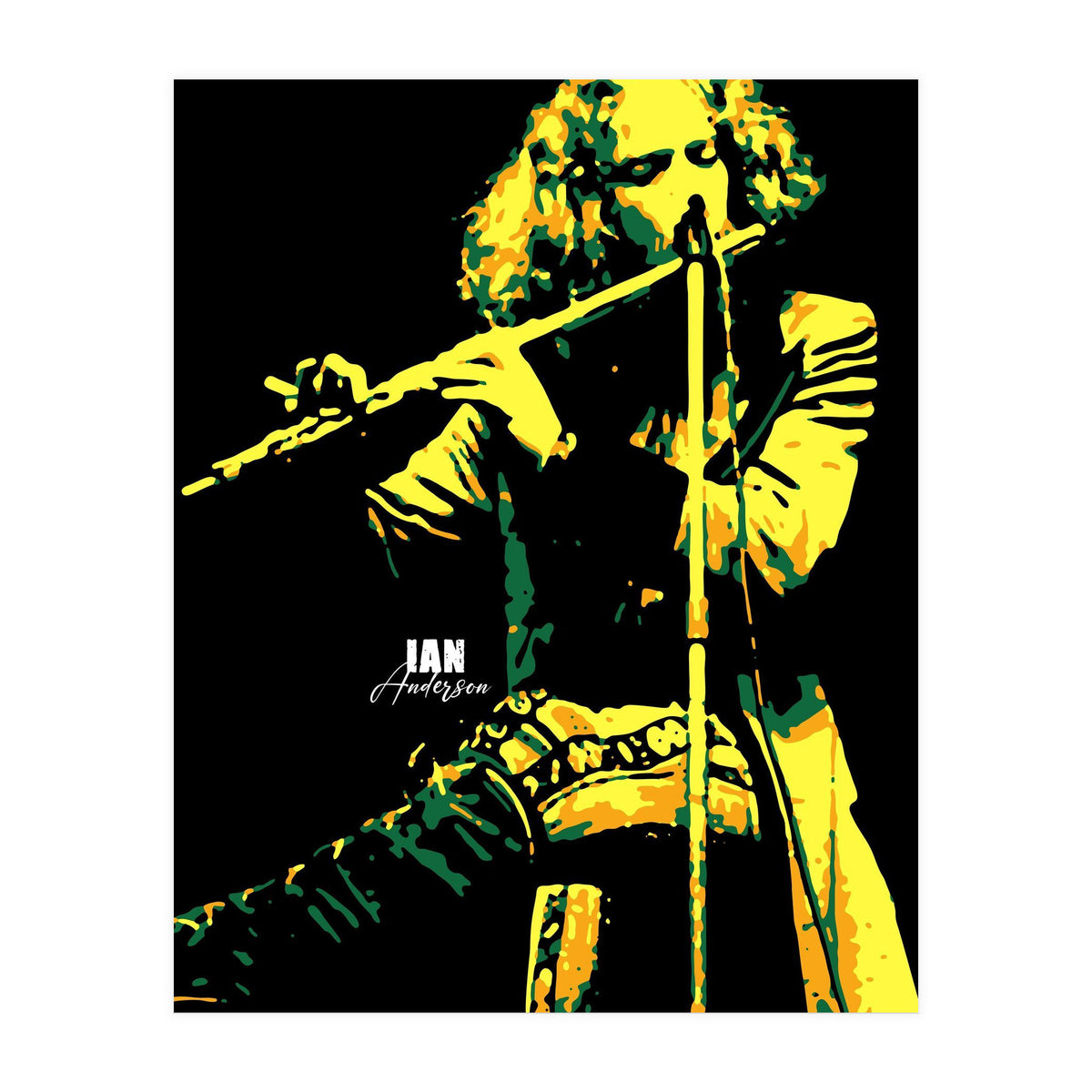 Ian Anderson Musician Legend (Print Only)