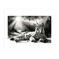 Lynx Resting In Sunlight (Print Only)