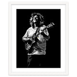 Pat Metheny American Jazz Guitarist Legend in Monochrome thumbnail