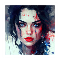 Watercolor Modern Snow White (Print Only)