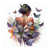 Butterfly Botanical Back (Print Only) thumbnail