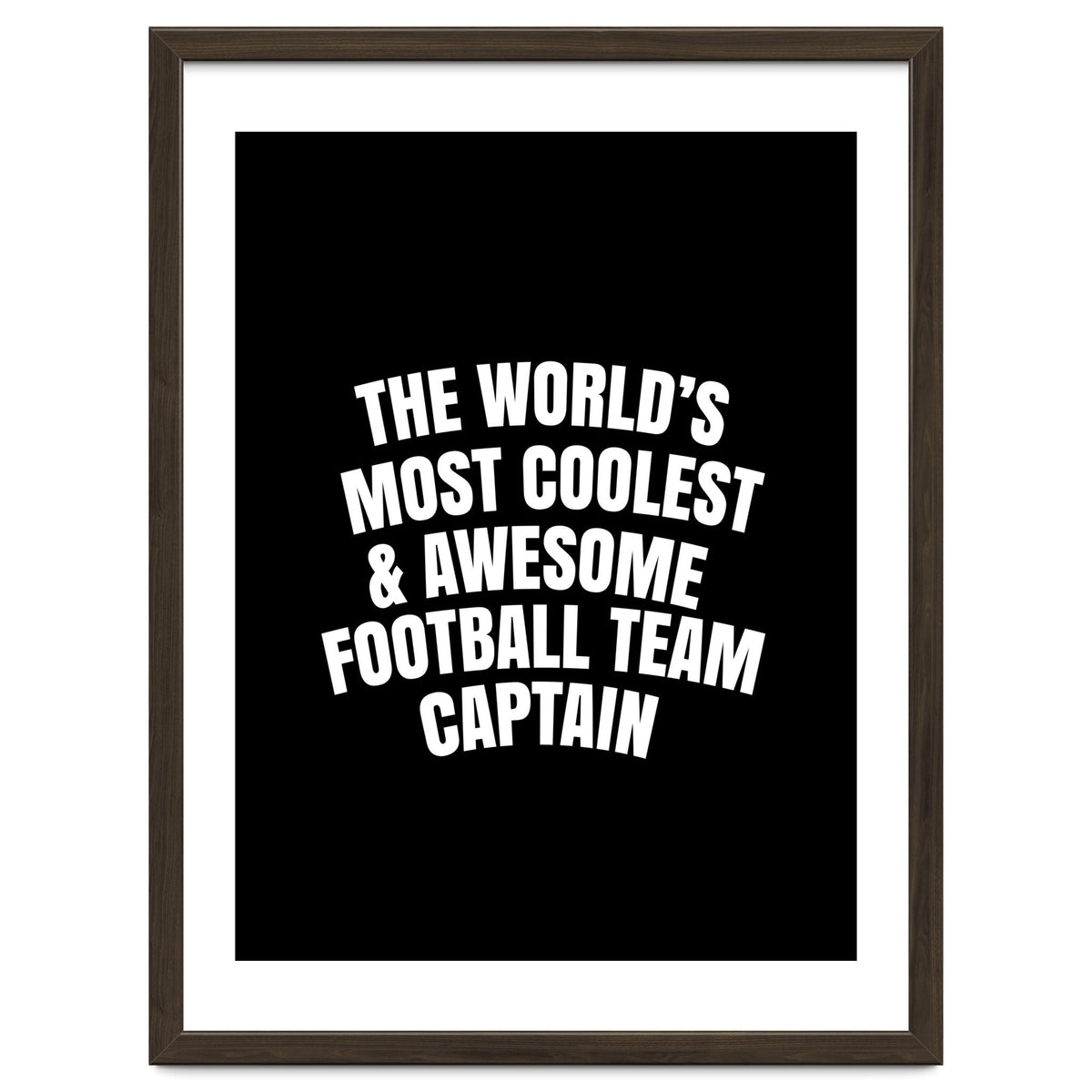 World's most coolest and awesome football team captain