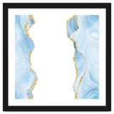 Blue & Gold Glitter Agate Texture 08 thumbnail