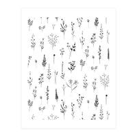 Wildflowers Minimalist Pattern (Print Only)