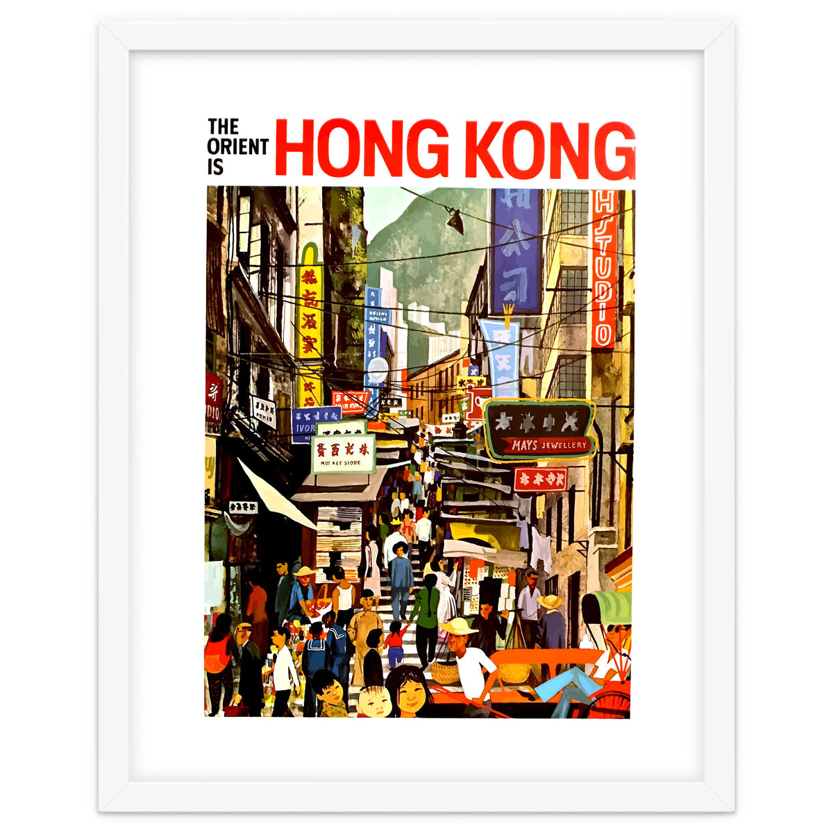 Hong Kong, in People Crowd