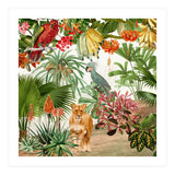 Vintage Tropical Jungle Paradise (Print Only) thumbnail