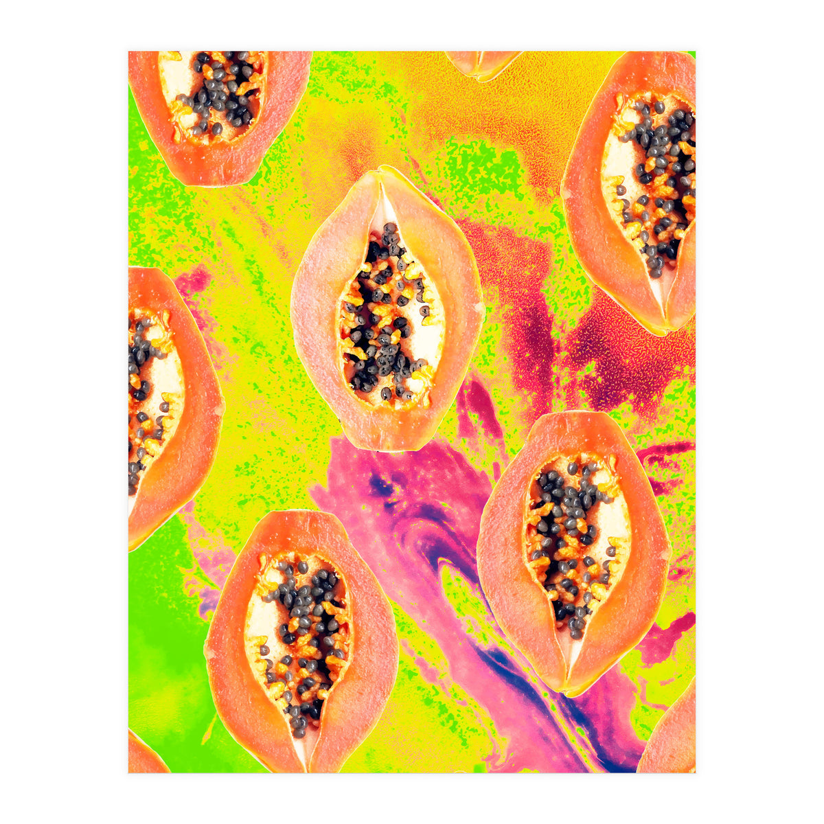 Papaya #society6 #decor #buyart (Print Only)