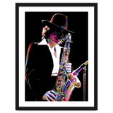Gato Barbieri  Argentine Jazz Saxophonist Colorful Art thumbnail