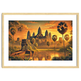 Vintage Cambodia, Angkor Wat Sunrise Poster thumbnail