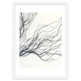 Abstract Black Branching Lines Flowing thumbnail