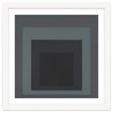 JOSEF ALBERS - HOMAGE TO THE SQUARE BLACK GREY thumbnail