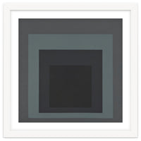 JOSEF ALBERS - HOMAGE TO THE SQUARE BLACK GREY