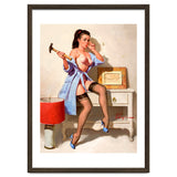 Hot Pinup Girl With A Hammer thumbnail