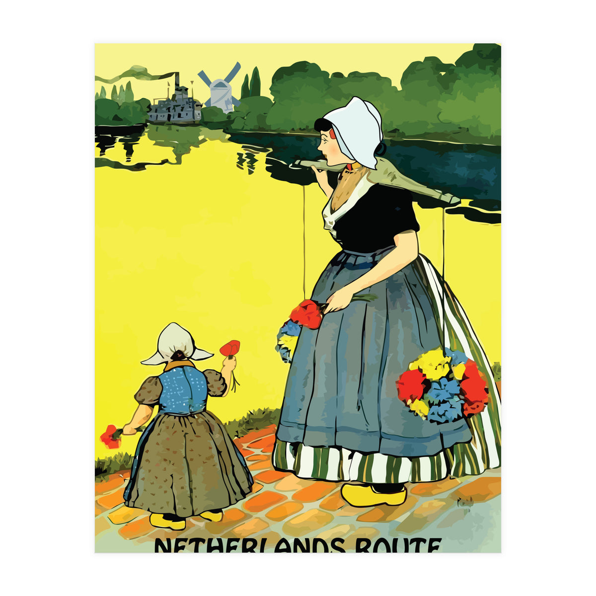 Netherlands, Sacramento River (Print Only)