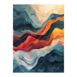 Abstract Flowing Mountain Landscape (Print Only) thumbnail