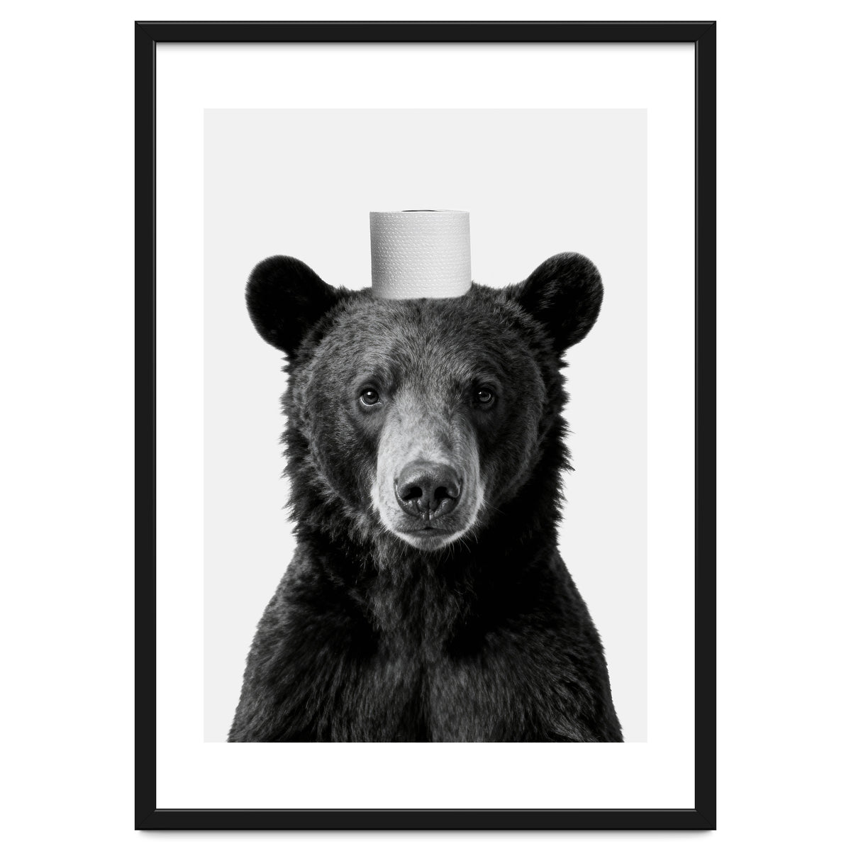 Bear, Toilet Paper Crown, Nursery Animal Art for Children