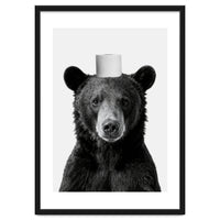 Bear, Toilet Paper Crown, Nursery Animal Art for Children