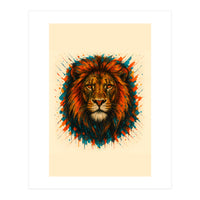 Lion Animal Watercolor (Print Only)
