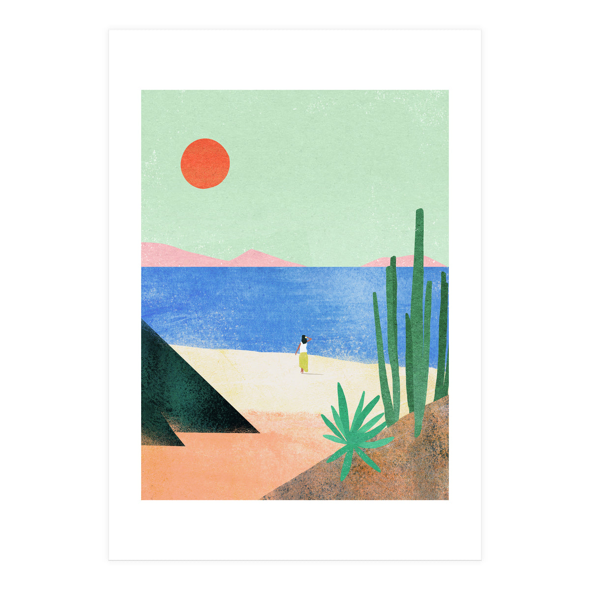Beach Girl II (Print Only)