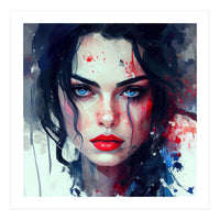 Watercolor Modern Snow White (Print Only)