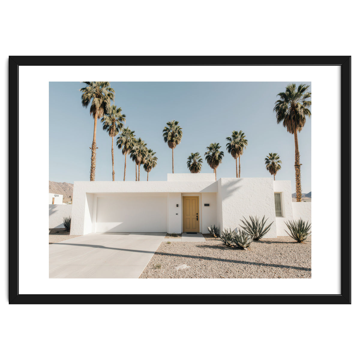 Palm Springs Modernist Home, Mid-Century Architecture Photography, Desert Minimalism