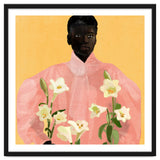 Girl Holding Flowers 2 thumbnail