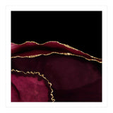 Burgundy & Gold Agate Texture 05 (Print Only) thumbnail