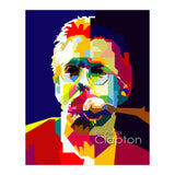 Eric Clapton English Blues Guitarist And Singer Pop Art WPAP (Print Only) thumbnail