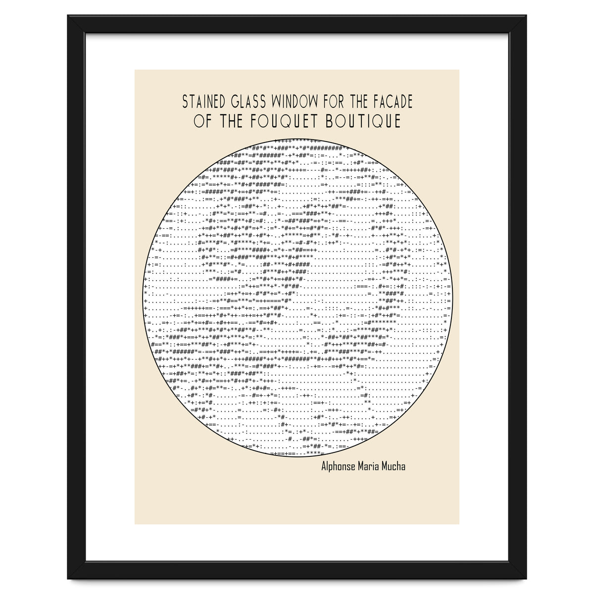 Stained Glass Window (ascii Art)